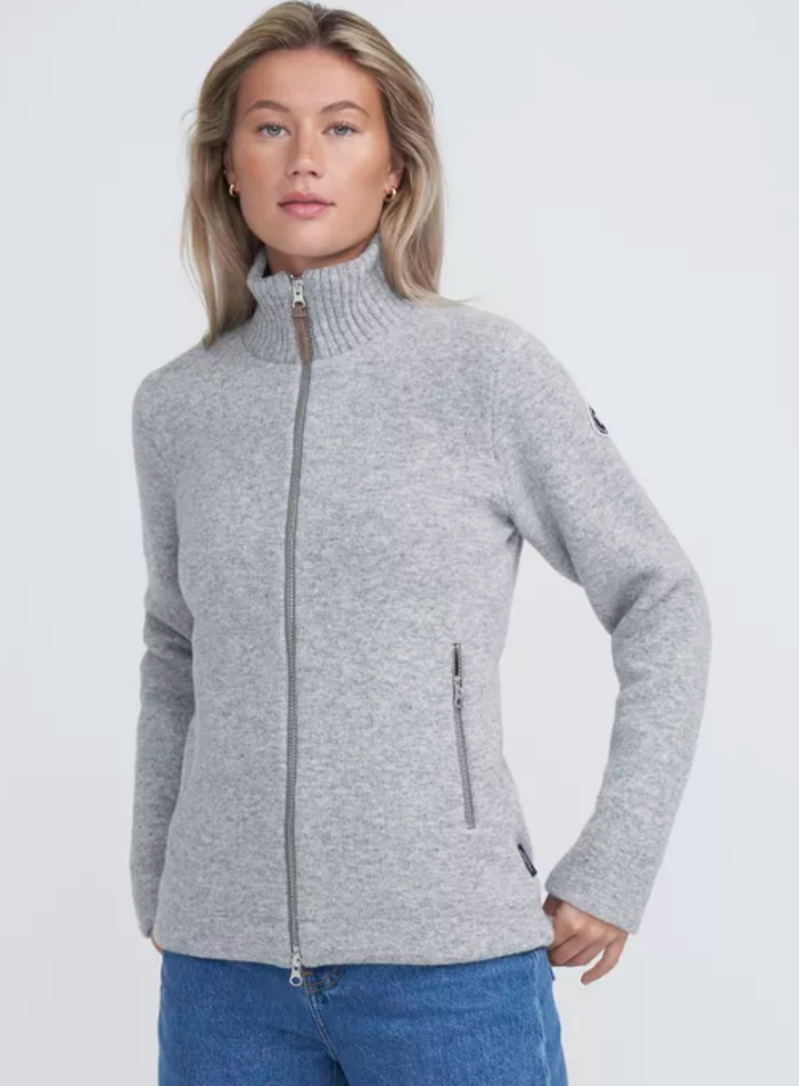 Holebrook Claire Fullzip Windproof Light Grey-1